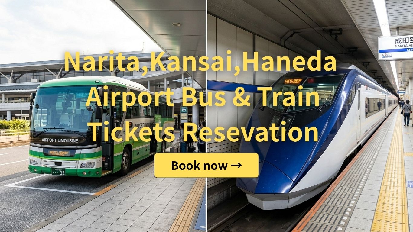 airport bus train ticket